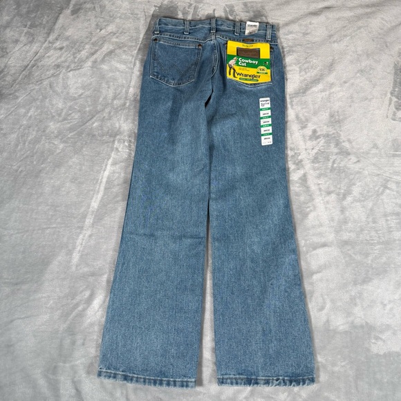 Wrangler Other - Wrangler Cowboy Cut Slim Jeans Mens 28x30 Light Wash A102 NEW
